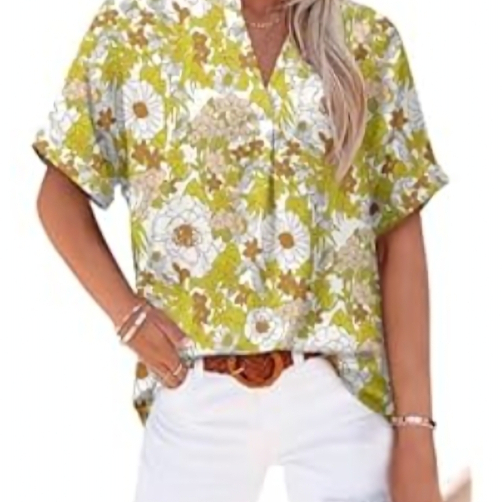Floral Print Women's Top